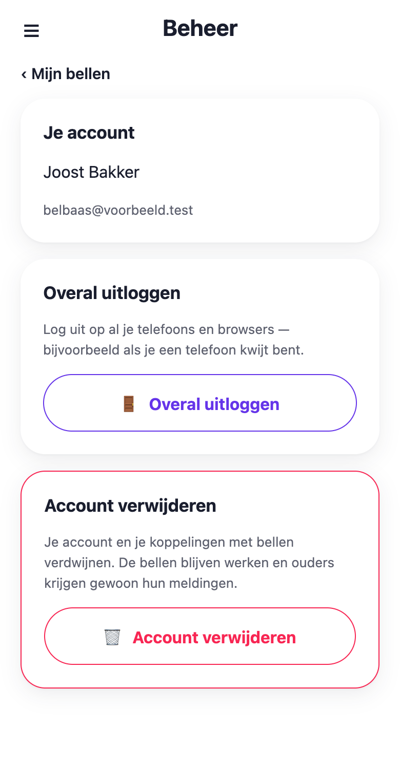 Je account