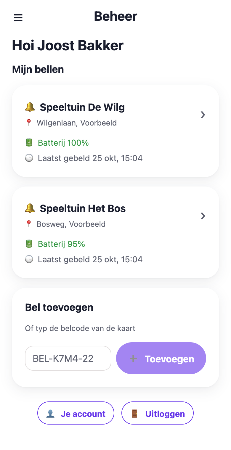 Mijn bellen
